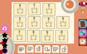 Un petit entrainement sur un coin de table avant de devenir serveur.